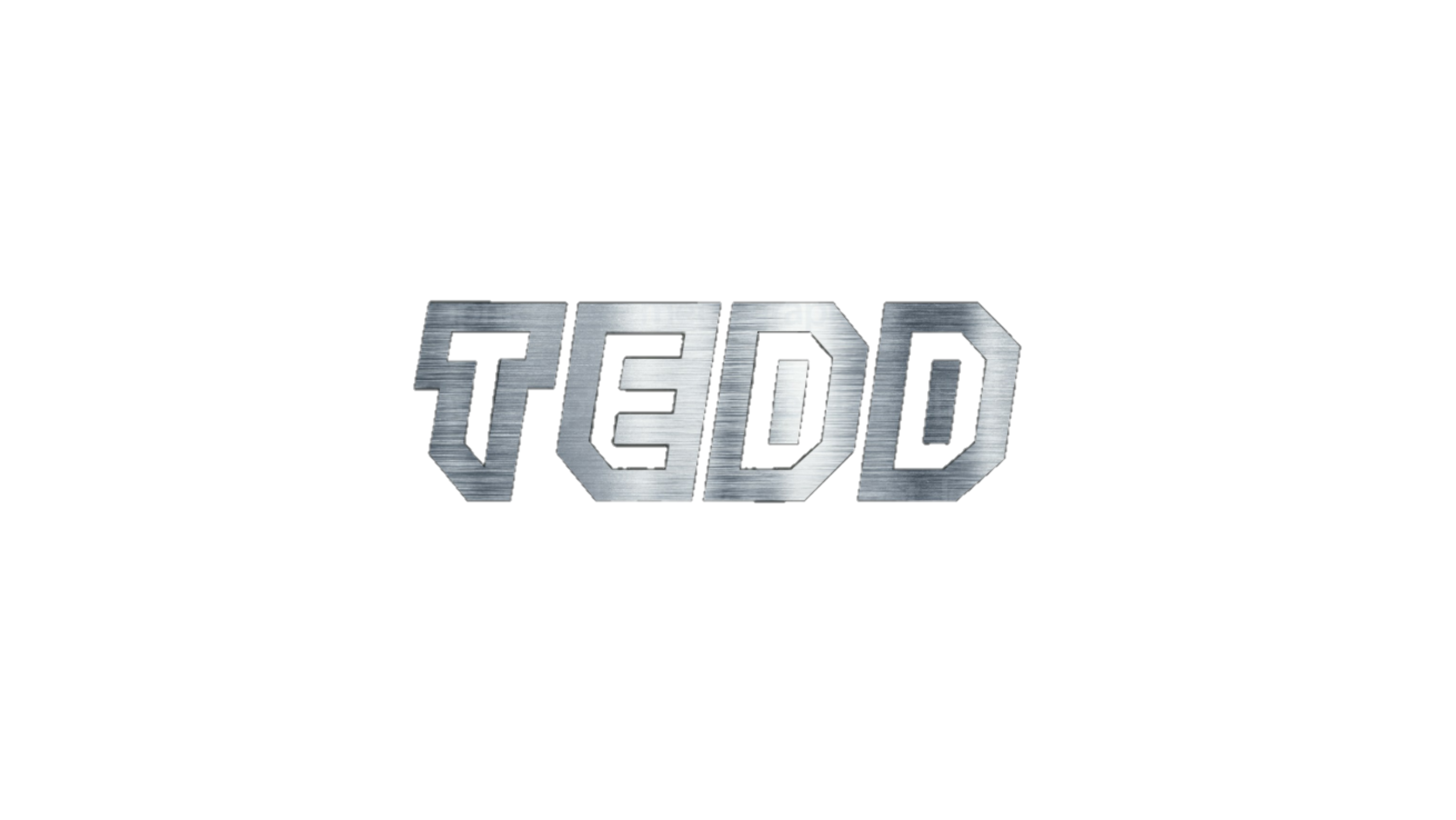 TEDD silver logo